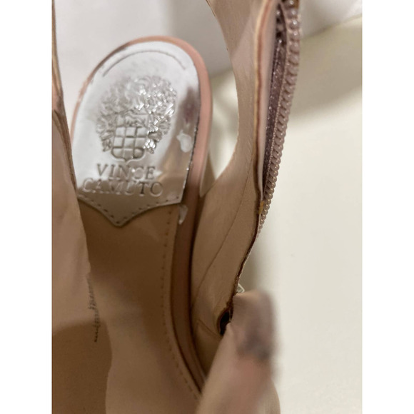 Vince Camuto Lyssia Wedge beige‎ leather sandals size 10M - Picture 7 of 8